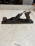 vtg antique unbranded smooth bottomed wood handled hand plane woodcarving tool