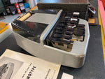 Vtg Lasalle Stenotype Machine Hard Case Instruction Manual Court manuscript 50's
