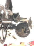 Antique Reading Hardware Co 1878 Cast Iron Primitive Parer Apple Peeler VTG tool