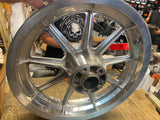Polished Rear Mag Wheel Sportster Dyna 3/4 3.00x16 Stock Harley FXR FXD 1984-99