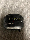 vtg Ricoh XR Rikenon 55mm f/2.2 camera lens for for pentax KR