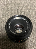 vtg Ricoh XR Rikenon 55mm f/2.2 camera lens for for pentax KR