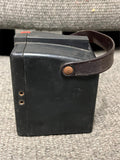 vtg 1950s made in USA Sabre 620 black Manuel setting portable box camera