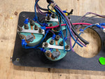 Vtg Chris Craft Scorpion Gauges Oil pressure amp Temp Tach volt Dash Assy Lot
