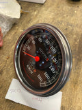 NOS Harley Speedometer Dash Mount Heritage Softail Fatboy KMH Kilo Vtg OEM Facto