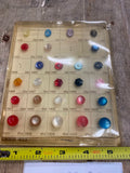 Vtg Sewing Buttons Store Display Lot Clothing Seamstress collectible Unique Rare