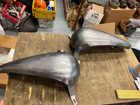 2.5 Gallon Fatbob Gas Tanks Harley Chopper Shovelhead Panhead Thin Custom Big Tw