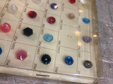 Vtg Sewing Buttons Store Display Lot Clothing Seamstress collectible Unique Rare