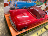 1960'S display pkg aurora 1/18 classic 1956 T-bird Ford Toy Car Auto Plastic Vtg