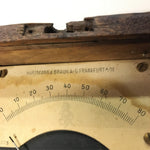 VTG Brown Wooden Hartmann & Braun A-G Frankfurt a/M # 390775 Meter Tools mancave