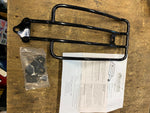 MOTHERWELL LUGGAGE RACK SOLO GLOSS BLACK HARLEY SOFTAIL STREET BOB M8 2018^