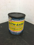 Vintage AGS LITH EASE WHITE LITHIUM LUBRICANT ADVERTISING CAN 1 POUND CAN mancav