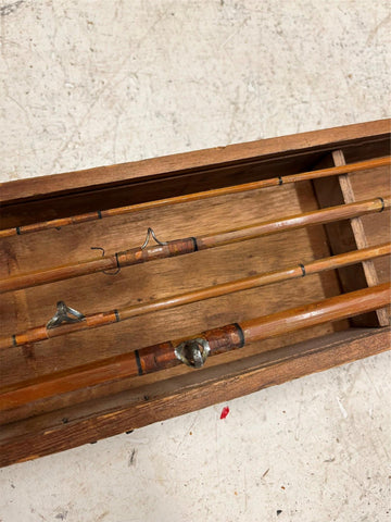 vtg antique Tokyo Japan Crown Logo 4pc split bamboo fishing rod in dis – cyclewarehouse.online vtg antique Tokyo Japan Crown Logo 4pc split bamboo fishing rod in dis – cyclewarehouse.online
