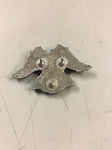VTG motorcycle collectible old biker vest pin "Bald Eagle Milwaukee V-Twin" pin
