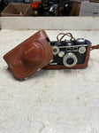 vtg Argus C3 f/3.5 50mm camera coated cinter leather case photography