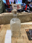 vtg Glass Bottle Whiskey Gibsons 8 Pour Frosted gibleys Liquor Antique Embossed