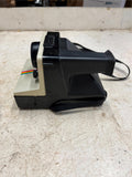 vtg Polaroid One Step Land Camera with strap rainbow stripe
