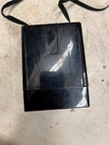 vtg Polaroid One Step Land Camera with strap rainbow stripe
