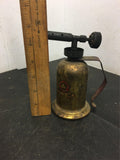 Vintage Brass Gasoline Torch The Lenk MFG. Company Boston Mass USA Small Antique