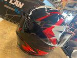 VCAN VX Motorcycle Full Face Motorcycle Street Bike Helmet w/Tinted Lens Small