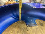 Custom front fender Harley Bagger Softail Chopper Blue 6" Roller Metal Motorcycl