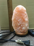 Himalayan Natural Pink Crystal Salt Lamp Air Purifier Therapeutic relieve stress