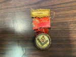 Vtg antique 1908 Venango County PA Masonic Outing First Lady Ribbon