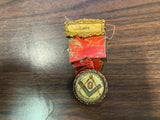 Vtg antique 1908 Venango County PA Masonic Outing First Lady Ribbon
