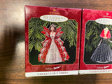 Vtg Lot of 3 Hallmark Keepsake Ornaments Holiday Barbie Collector's series