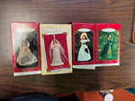 Vtg Lot of 4 Hallmark Keepsake Ornaments Scarlet O'Hara Collector's Series