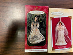 Vtg Lot of 4 Hallmark Keepsake Ornaments Scarlet O'Hara Collector's Series