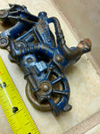 1930's Hubley Motorcycle Cast Iron Toy Vtg Champion Cop Bike Orig Indian Harley