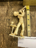 5"Jazz Band Colllectibl Trumpet Player Statue Figurine Night Club Vtg Decor Art
