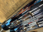 4" Chrome Black Tip Slip on Mufflers Harley Touring FLH Bagger Glide Road King