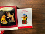 VTG Lot of 4 Hallmark Keepsake Ornament Club Christmas Ornaments Disney Lion