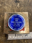 1803-1953 Columbiana County Sesquentennial Oh Vtg Token Sticker Fair Celebration