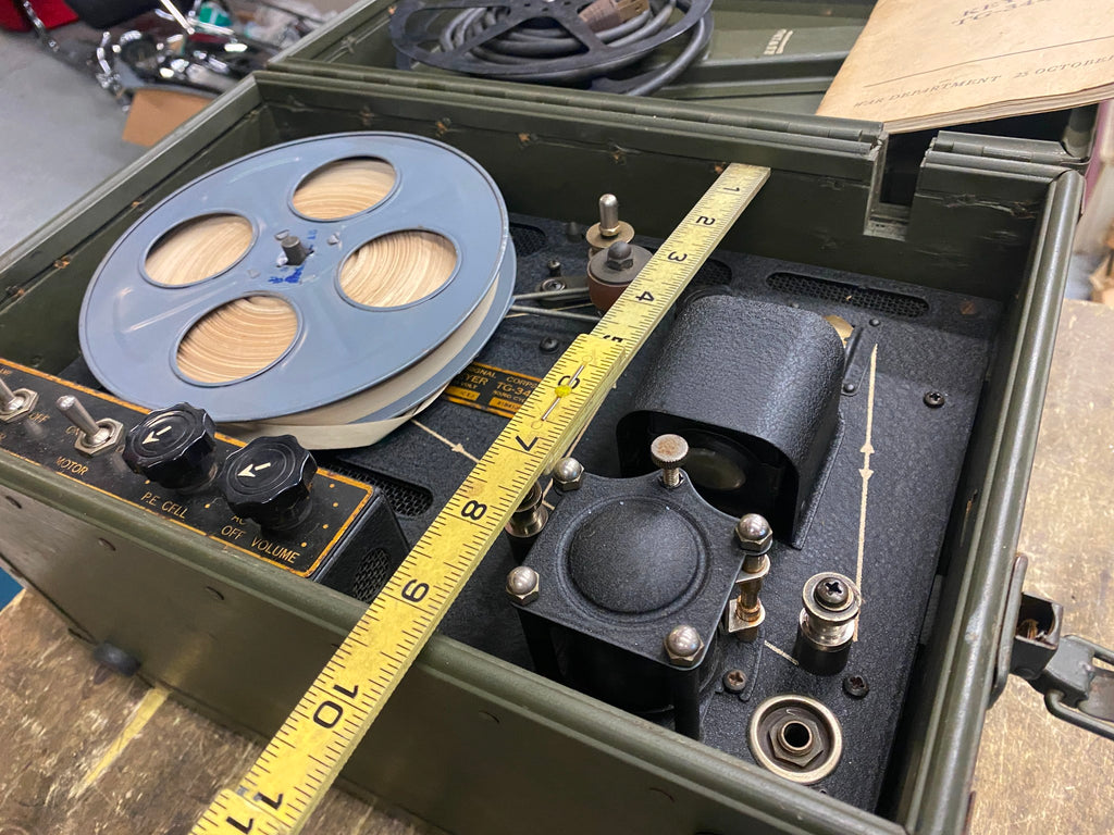 Military Data Tape Machine TM11-443 KEYER Tape Recorder code Machine WW2 Military Jeep Tank Truck ...