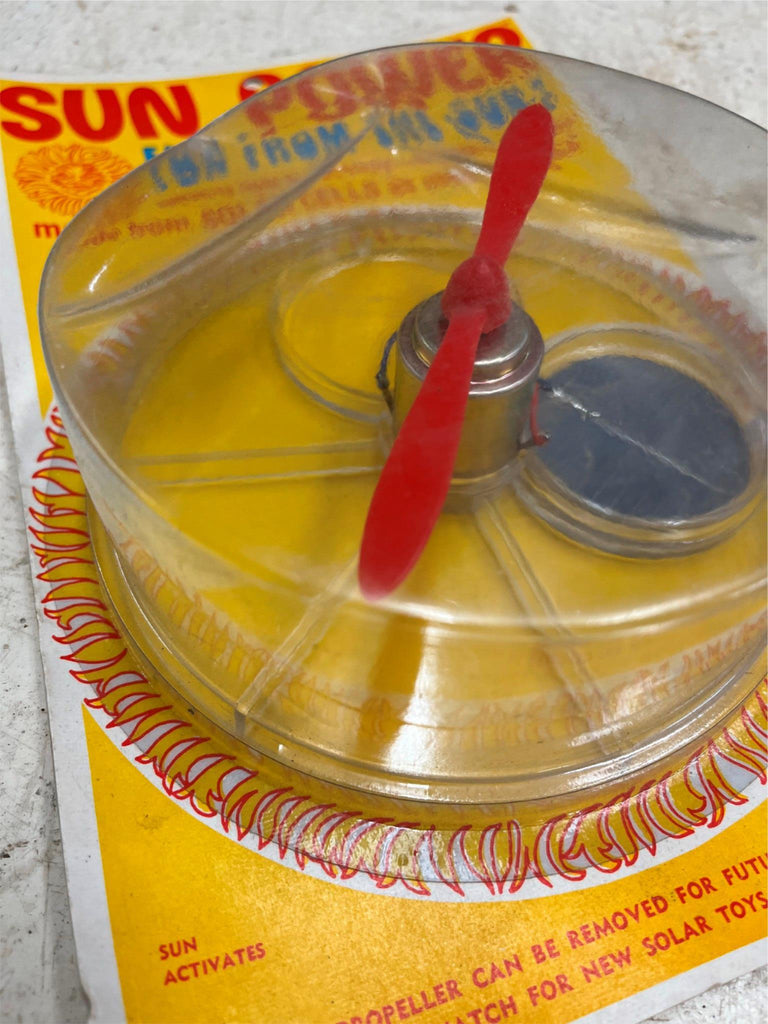 vtg 1970s sun power Fun from the sun solar propeller kids toy No. 101 ...