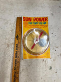 vtg 1970s sun power Fun from the sun solar propeller kids toy No. 101