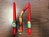VTG Lot of 3 Avon Holiday Taper Christmas Decoration Candles
