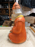 vtg 25" Three Wiseman King Wiseman orange nativity blow mold Xmas decoration