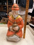 vtg 25" Three Wiseman King Wiseman orange nativity blow mold Xmas decoration