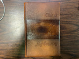 VTG 1944 This Is My Country Leather Book w/Vintage Maps Rand McNally Mission