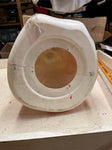vtg 25" Three Wiseman King Wiseman orange nativity blow mold Xmas decoration