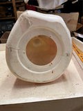 vtg 25" Three Wiseman King Wiseman orange nativity blow mold Xmas decoration