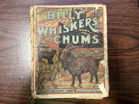 VTG Antique 1907 Billy Whiskers JR and His Chums Hardcover Book By Frances Trego