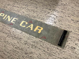 VTG antique Johnstown Pullman Standard 105" Train Car Sticker "Spine Car"