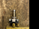 Pushbutton Single Pole Switch SPST Circuit ON-Off Action Metal Actuator 15amp 12