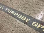 VTG antique Johnstown Pullman Standard 105" Train Car Sticker "Spine Car"