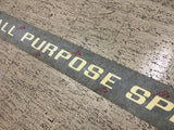 VTG antique Johnstown Pullman Standard 105" Train Car Sticker "Spine Car"
